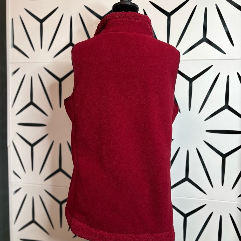 Republic Industry Cozy Deep Red Reversible Vest Size L - Picture 13 of 16